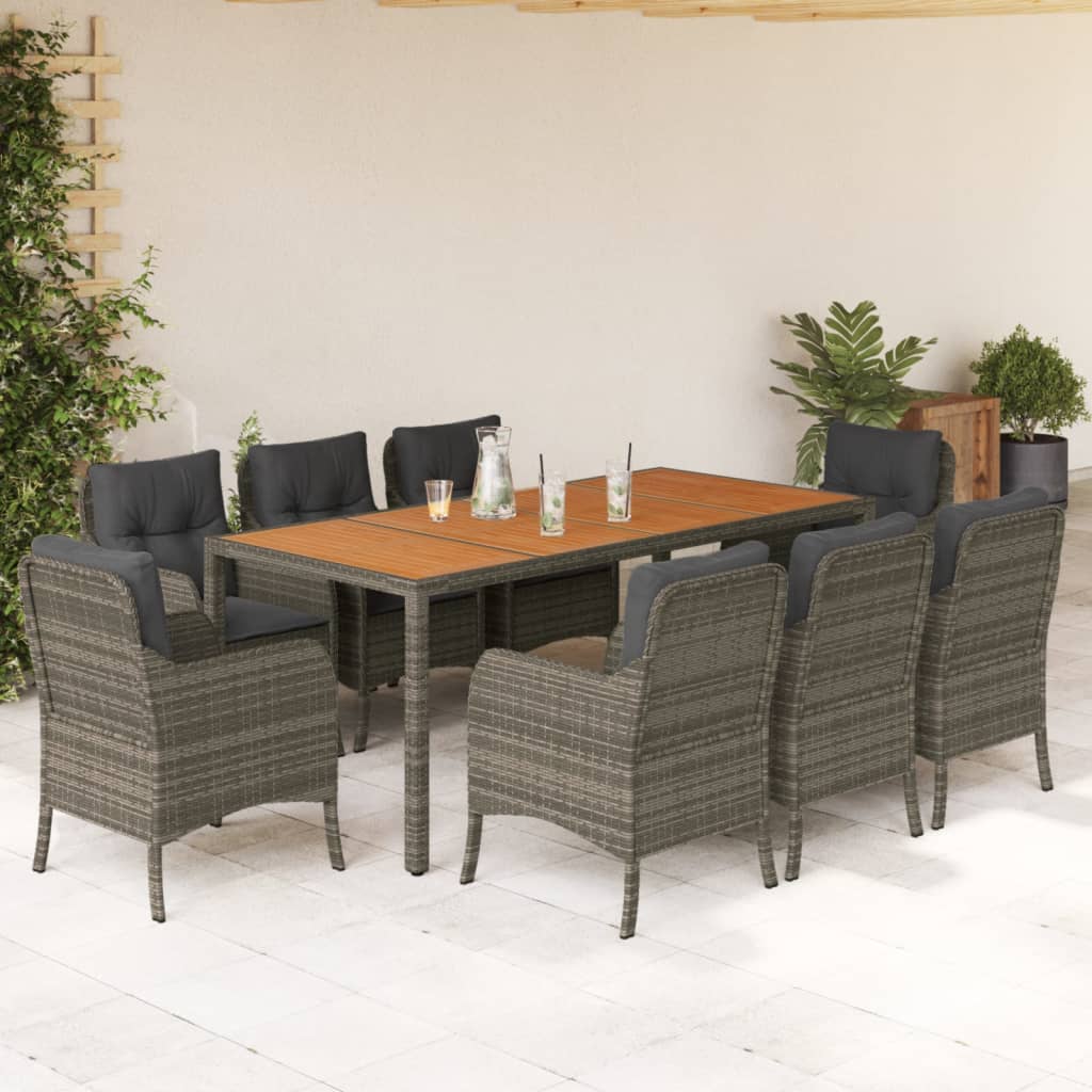 9-Delige Tuinset Poly Rattan