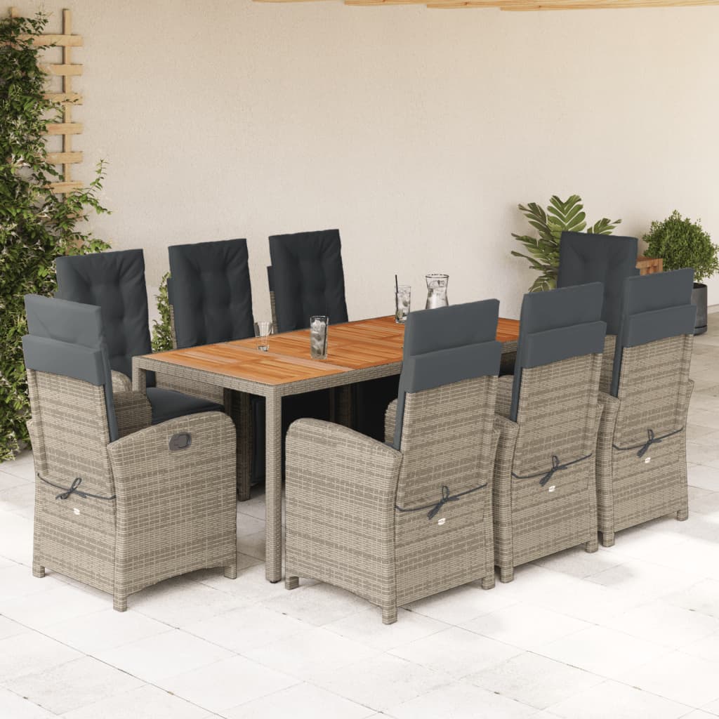 9-Delige Tuinset Poly Rattan