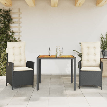 7-Delige Tuinset Met Kussens Poly Rattan