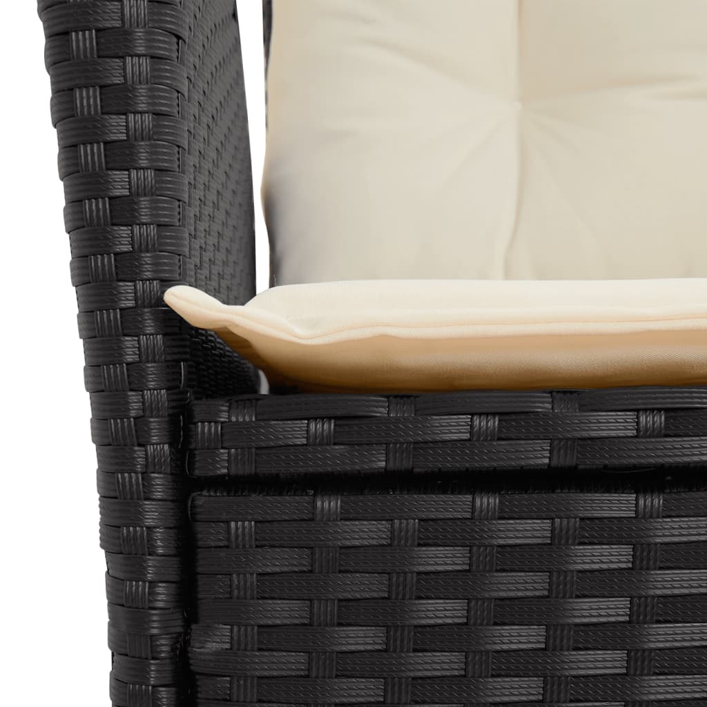 7-Delige Tuinset Met Kussens Poly Rattan
