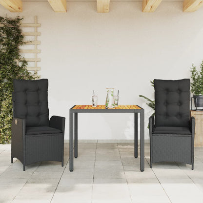 7-Delige Tuinset Met Kussens Poly Rattan