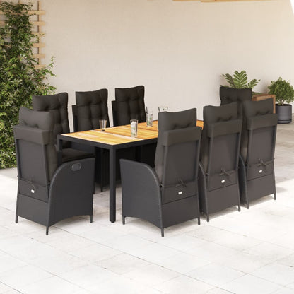 7-Delige Tuinset Met Kussens Poly Rattan