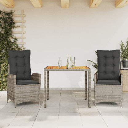 7-Delige Tuinset Met Kussens Poly Rattan