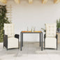 7-Delige Tuinset Met Kussens Poly Rattan