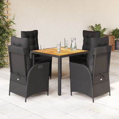 7-Delige Tuinset Met Kussens Poly Rattan