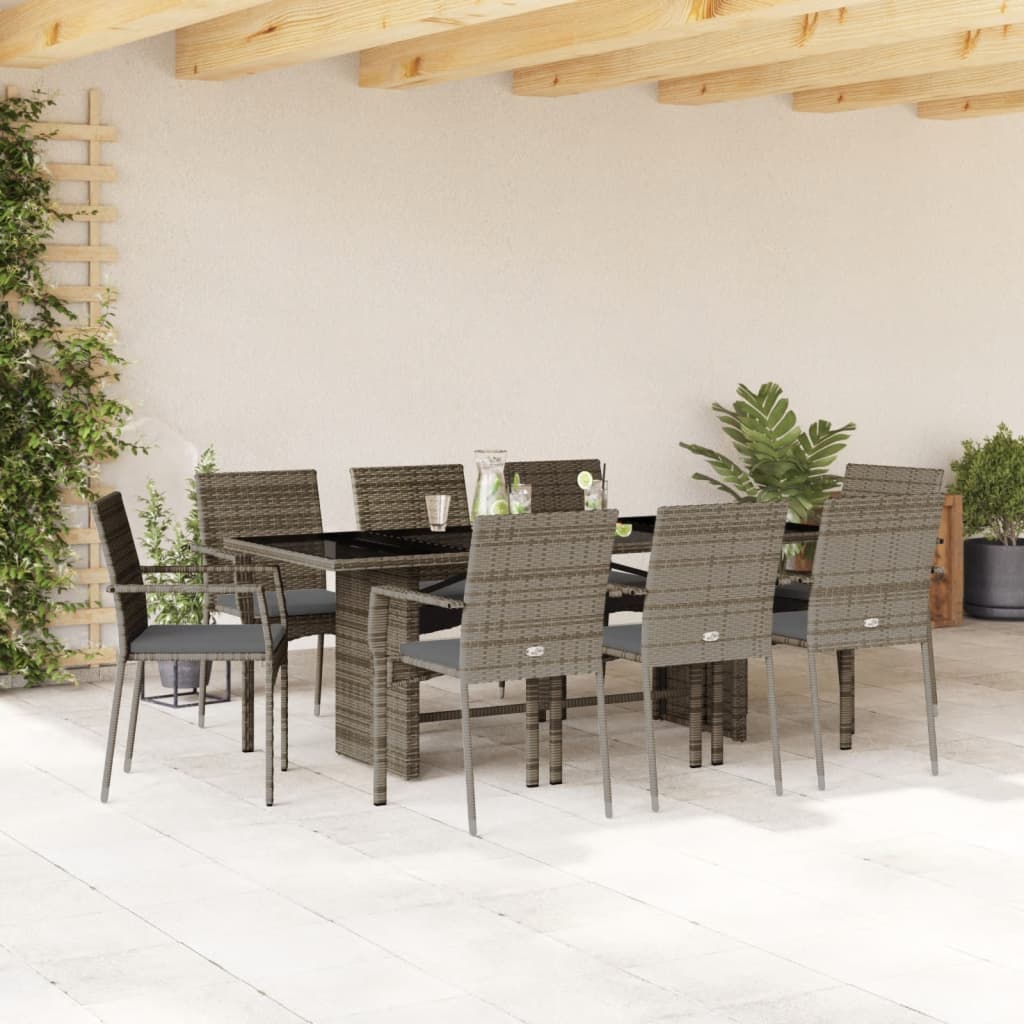 9-Delige Tuinset Poly Rattan