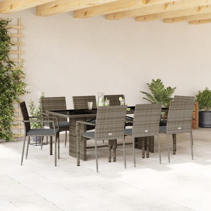 9-Delige Tuinset Poly Rattan