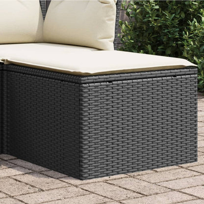 Tuinkruk Met Kussen 55X55X37 Cm Poly Rattan