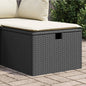 Tuinkruk Met Kussen 55X55X37 Cm Poly Rattan