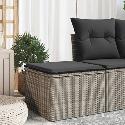 Tuinkruk Met Kussen 55X55X37 Cm Poly Rattan
