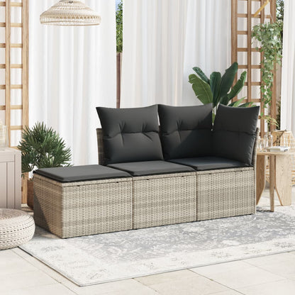 Tuinkruk Met Kussen 55X55X37 Cm Poly Rattan