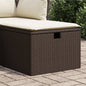 Tuinkruk Met Kussen 55X55X37 Cm Poly Rattan