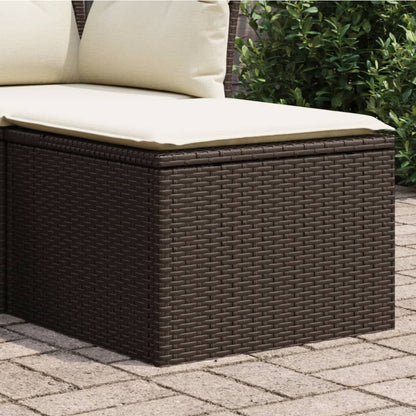 Tuinkruk Met Kussen 55X55X37 Cm Poly Rattan