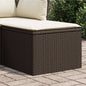 Tuinkruk Met Kussen 55X55X37 Cm Poly Rattan