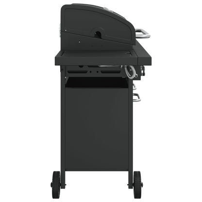 Gasbarbecue Met 7 Branders Gepoedercoat Staal Zwart