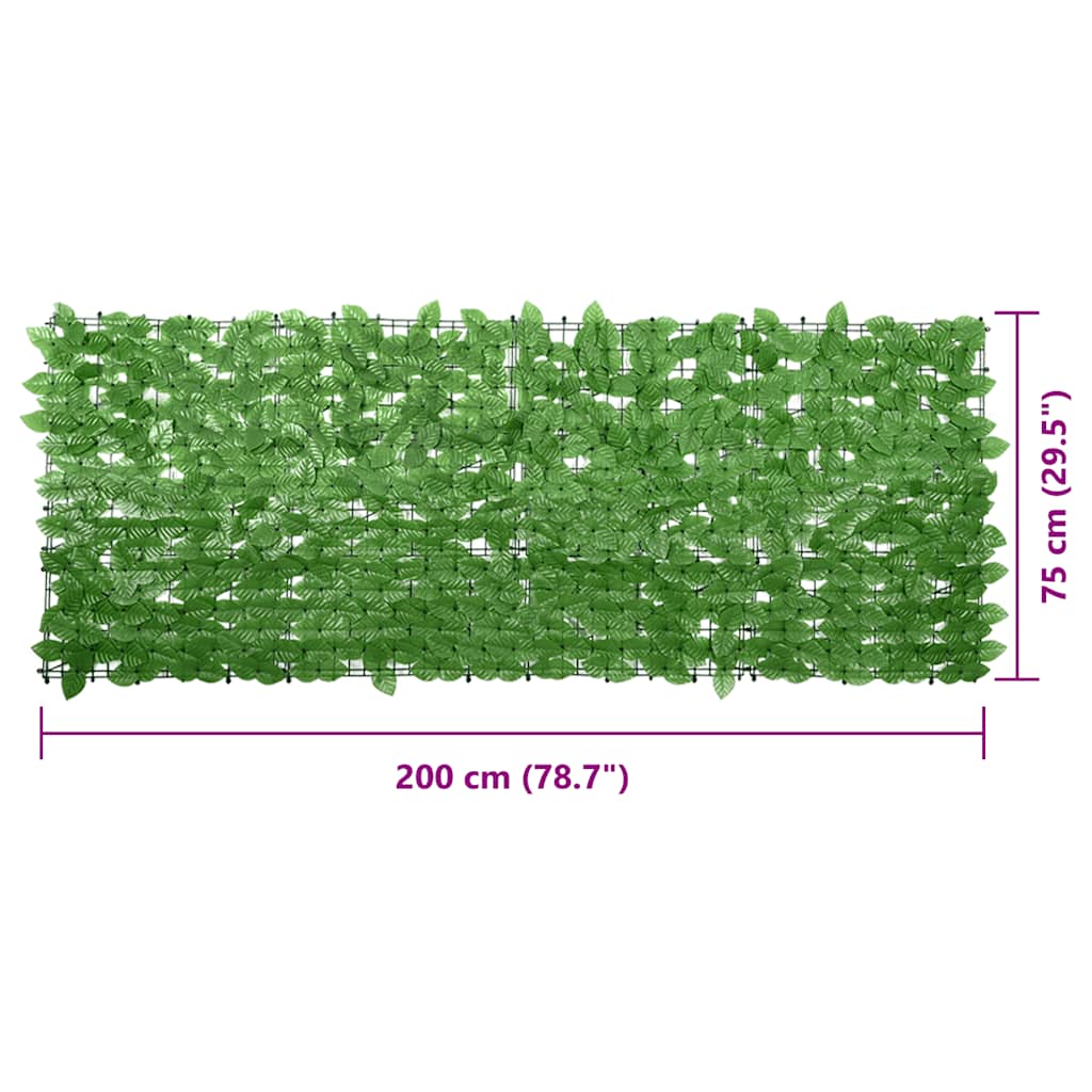 Balkonscherm Met E Bladeren