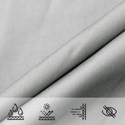 Zonnezeil 100% Polyester Oxford Lichtgrijs