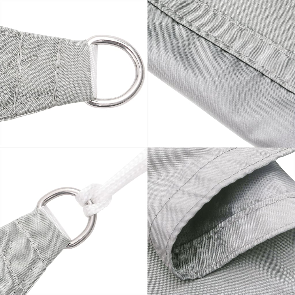 Zonnezeil 3X2,5 M 100% Polyester Oxford Lichtgrijs