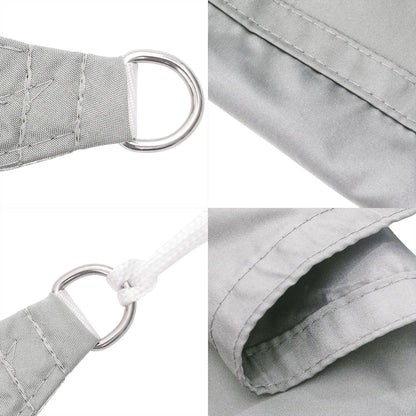 Zonnezeil 3X2,5 M 100% Polyester Oxford Lichtgrijs
