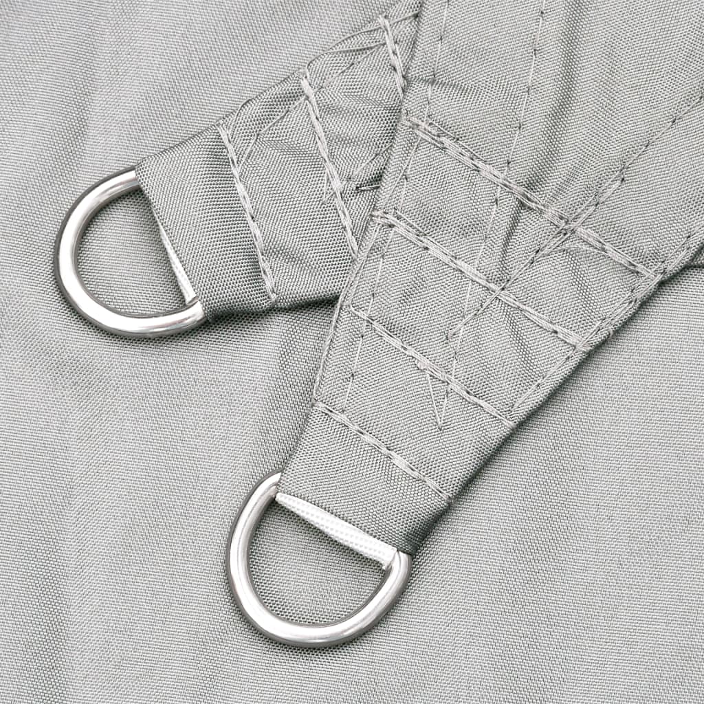 Zonnezeil 3,5X3,5X4,9 M 100% Polyester Oxford Lichtgrijs