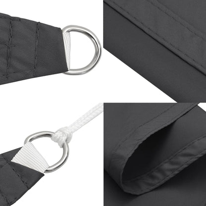 Zonnezeil 100% Polyester Oxford Kleurig Antraciet