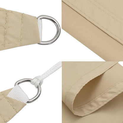 Zonnezeil 100% Polyester Oxford Beige
