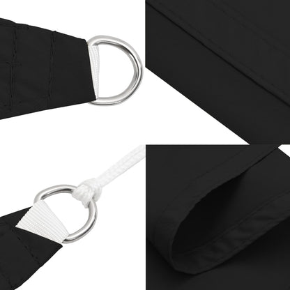 Zonnezeil 100% Polyester Oxford Zwart