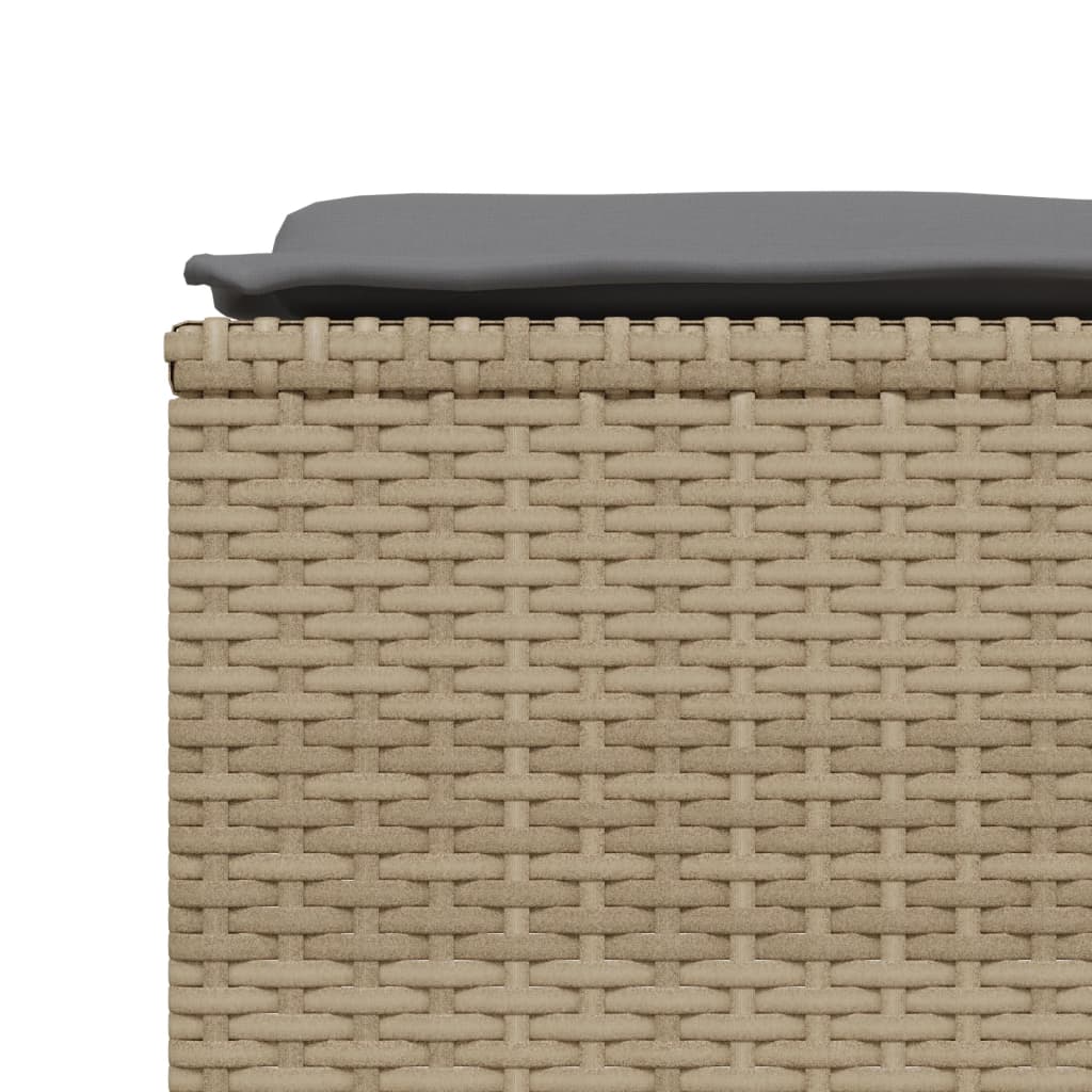 Tuinkrukken Met Kussens 4 St Poly Rattan