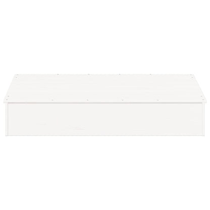 Zandbak Met Deksel 111X111X19,5 Cm Massief Grenenhout