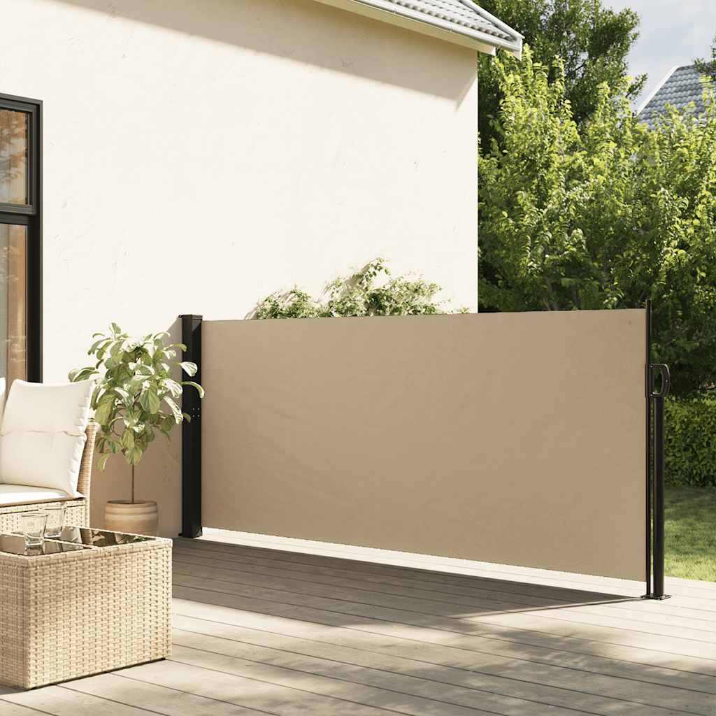 Windscherm Uittrekbaar Beige