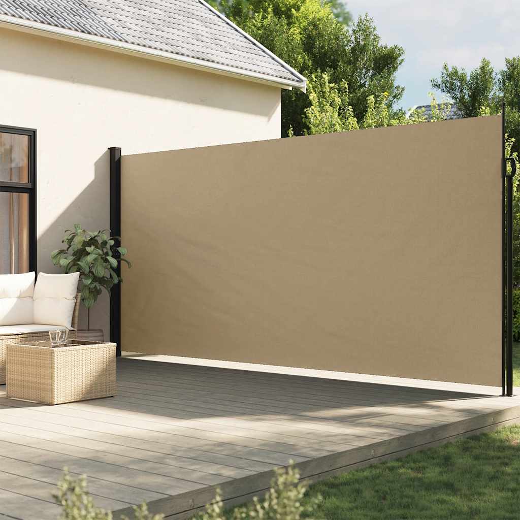 Windscherm Uittrekbaar Beige