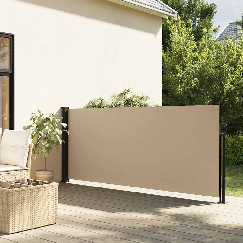 Windscherm Uittrekbaar Beige