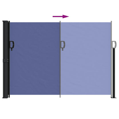 Windscherm Uittrekbaar Blauw