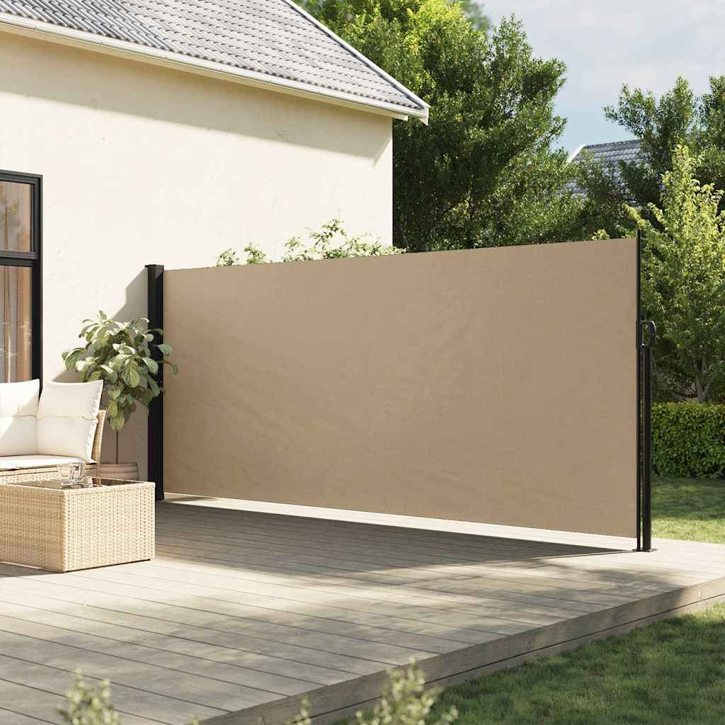 Windscherm Uittrekbaar Beige