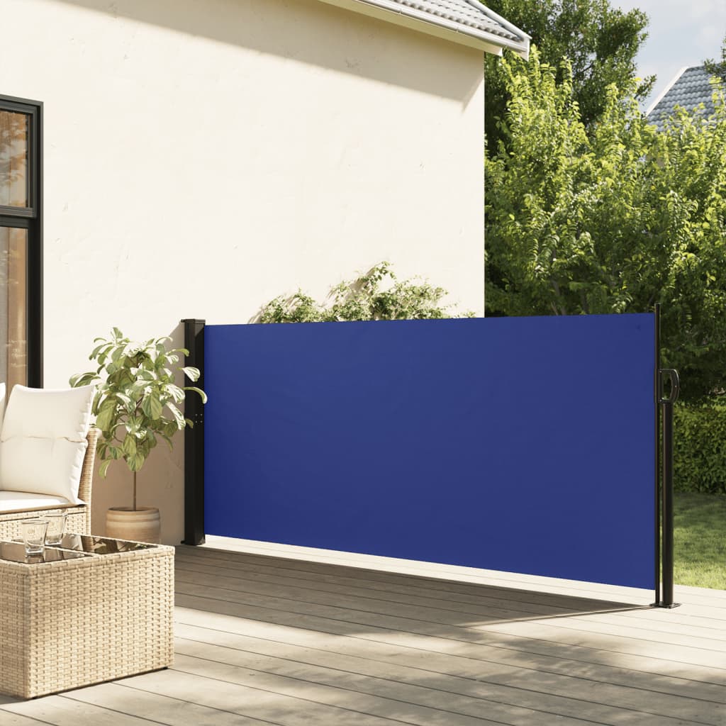 Windscherm Uittrekbaar Blauw
