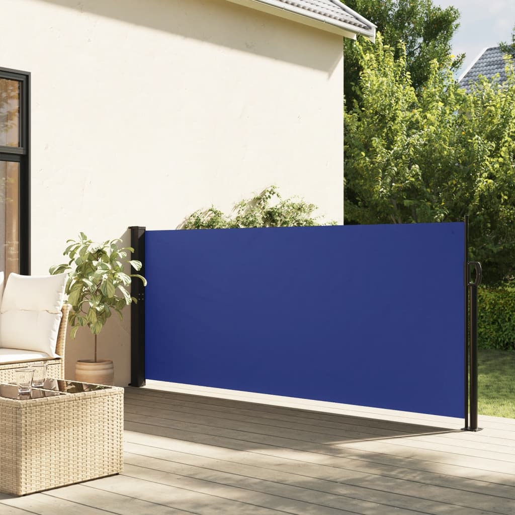 Windscherm Uittrekbaar Blauw