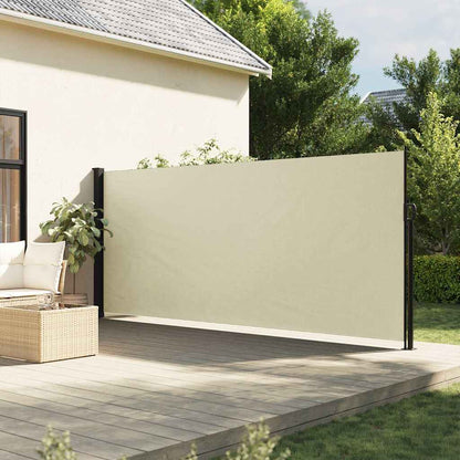 Windscherm Uittrekbaar Kleurig Crème