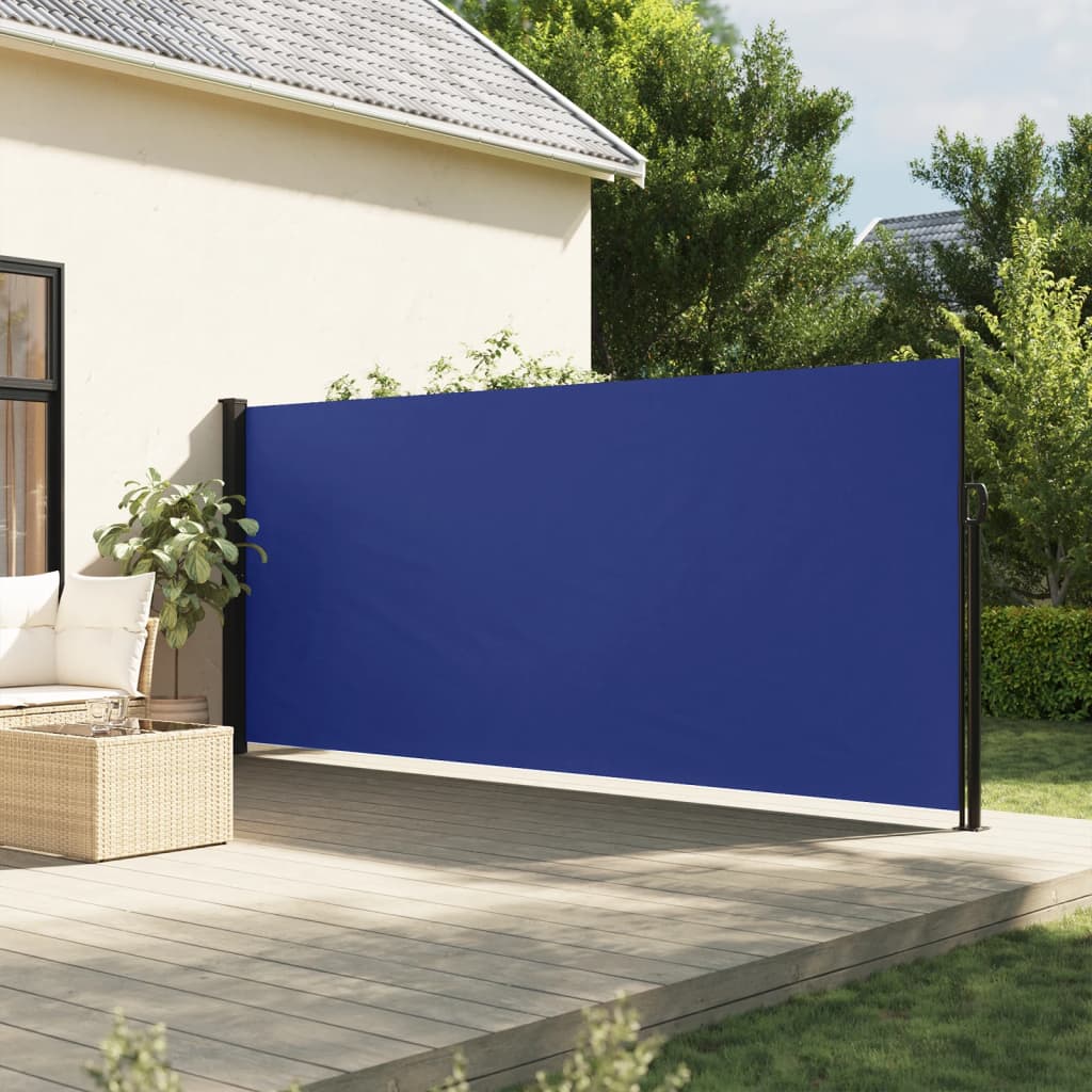 Windscherm Uittrekbaar Blauw
