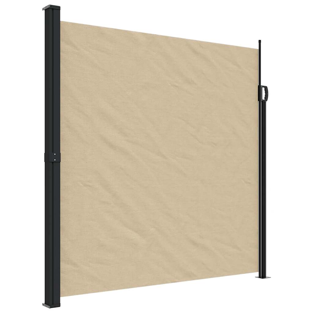 Windscherm Uittrekbaar Beige