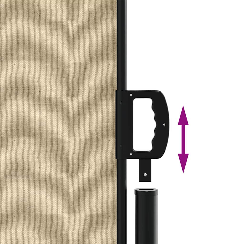 Windscherm Uittrekbaar Beige
