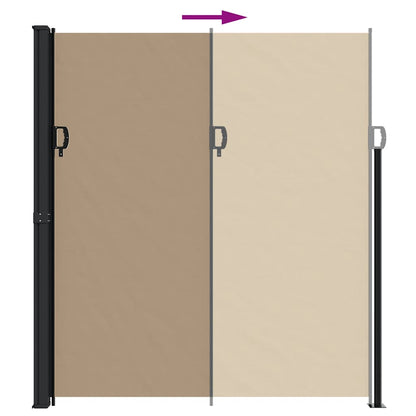 Windscherm Uittrekbaar Taupe