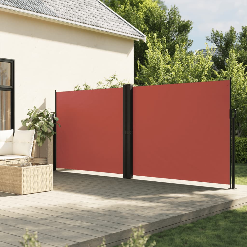 Windscherm Uittrekbaar Kleurig Terracotta