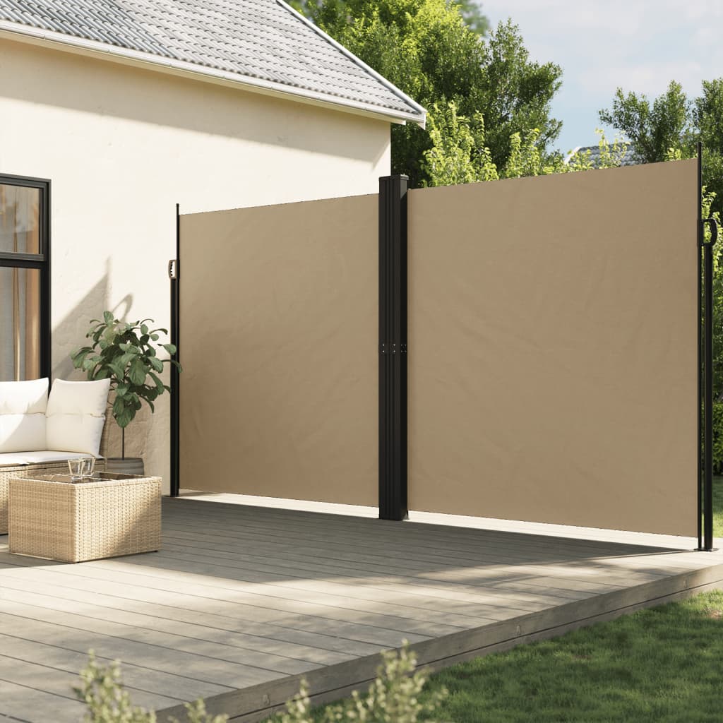 Windscherm Uittrekbaar Beige