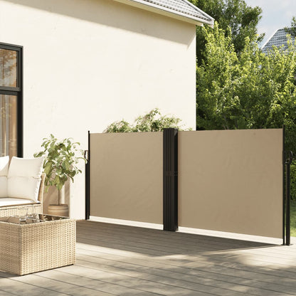 Windscherm Uittrekbaar Beige