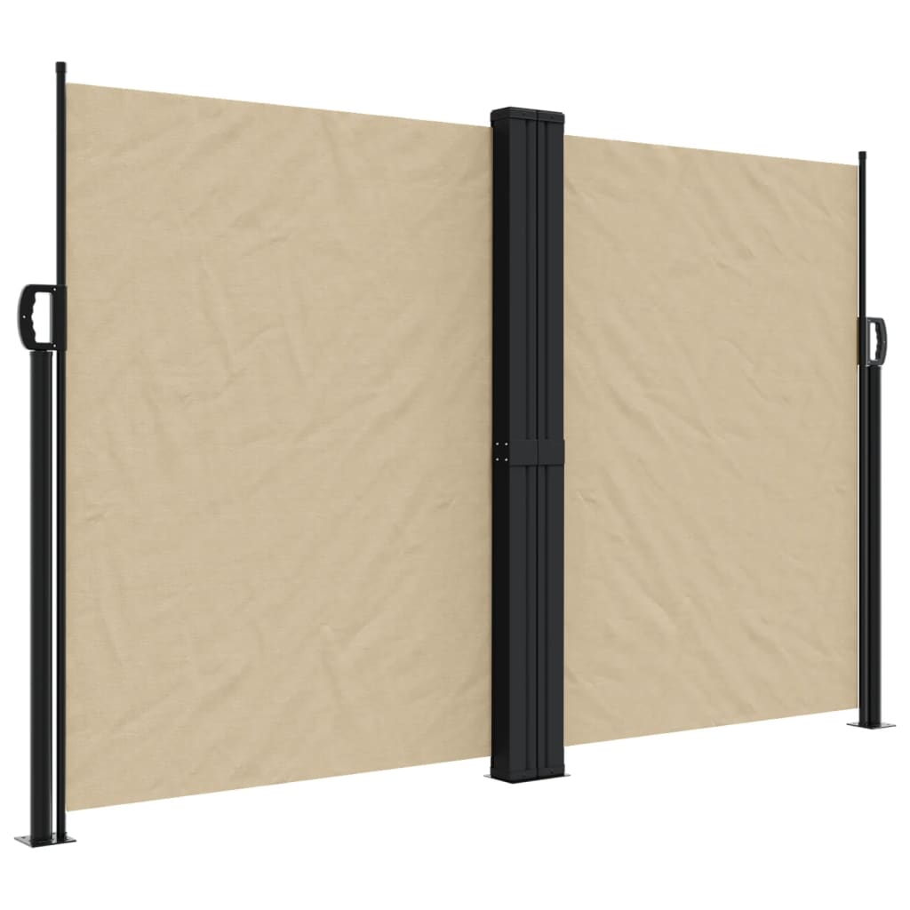 Windscherm Uittrekbaar Beige