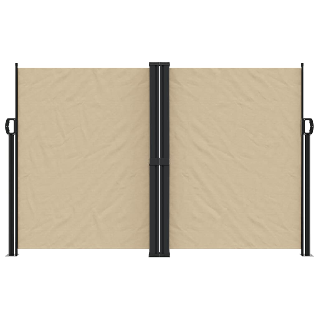 Windscherm Uittrekbaar Beige