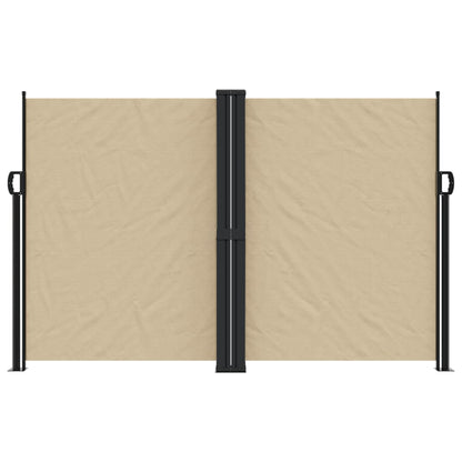 Windscherm Uittrekbaar Beige