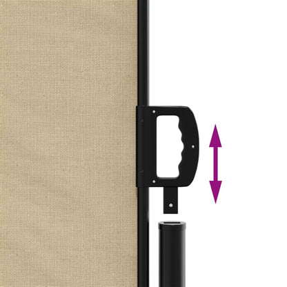Windscherm Uittrekbaar Beige