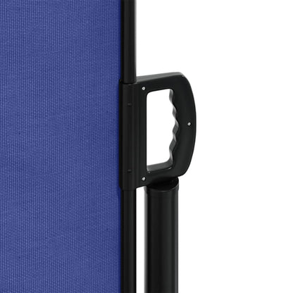 Windscherm Uittrekbaar Zwart Blauw