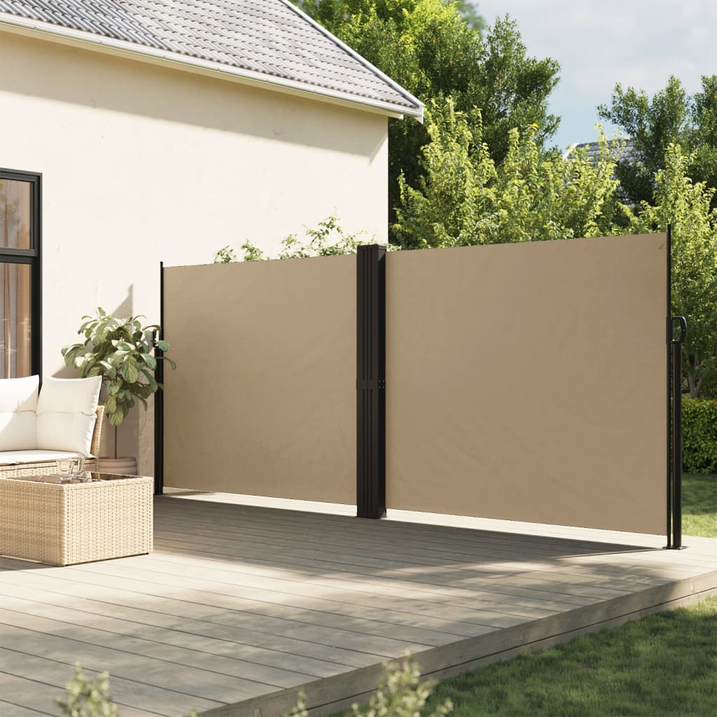 Windscherm Uittrekbaar Beige